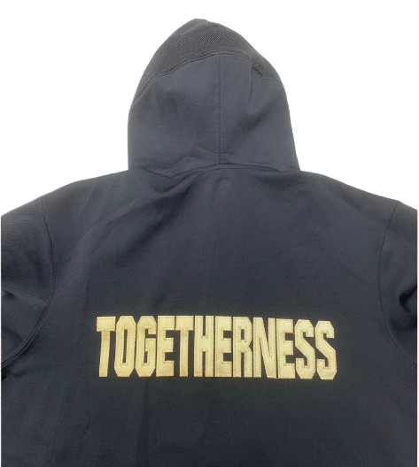 Ethan Morton Purdue Basketball Player Exclusive "TOGETHERNESS" Pre-Game Warm-Up Jacket (Size XLT)