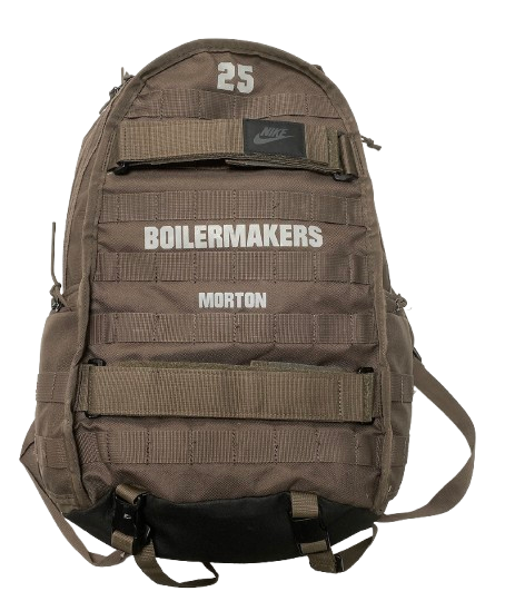 Ethan Morton Purdue Basketball Player Exclusive Travel Backpack with Number
