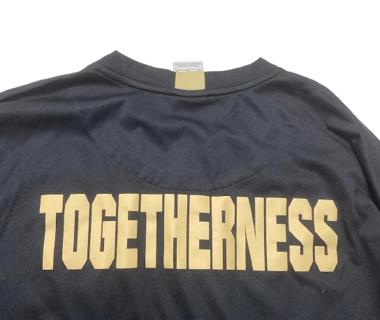 Ethan Morton Purdue Basketball Player Exclusive "TOGETHERNESS" Pre-Game Warm-Up Long Sleeve Shooting Shirt (Size XLT)