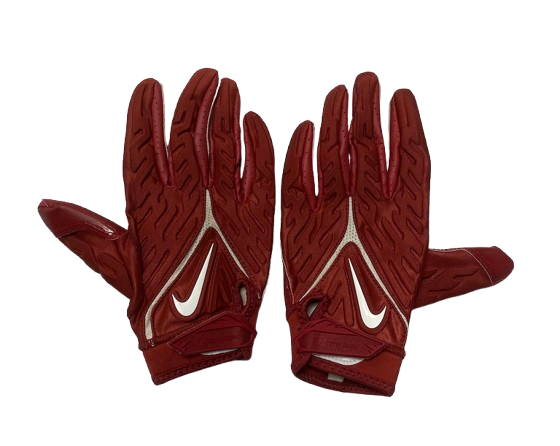 Jordan Anthony Arkansas Football Player Exclusive Gloves (Size L)