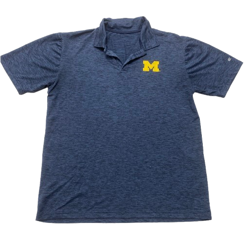 Micah Davis Michigan Football Polo Shirt (Size L)