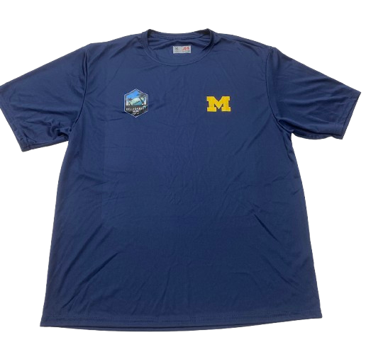 Micah Davis Michigan Football Player Exclusive "12/31/24 ReliaQuest Bowl vs. Alabama" Workout Shirt (Size XL)