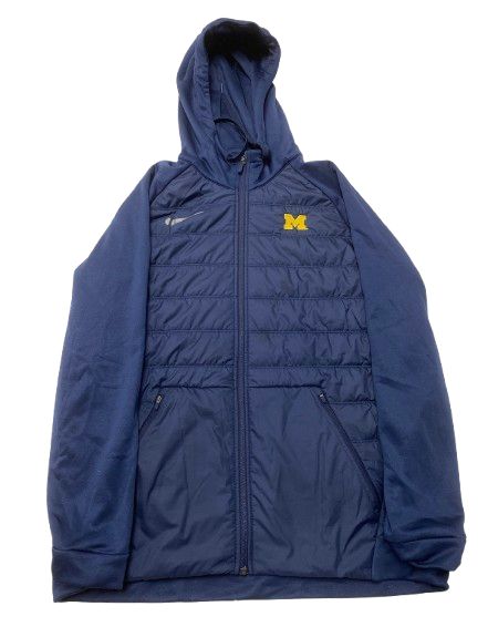 Micah Davis Michigan Football Team Issued Jacket (Size XL)