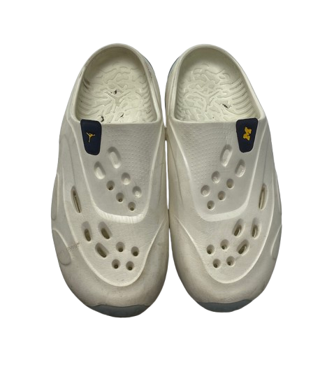 Micah Davis Michigan Football Player Exclusive Jordan Roam Slides (Size 12)