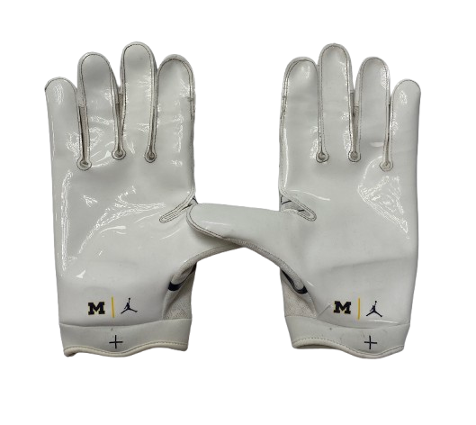 Micah Davis Michigan Football Player Exclusive Gloves (Size 3XL)