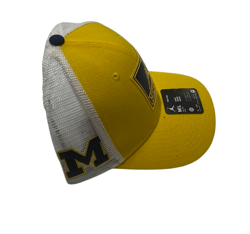Micah Davis Michigan Football Team Issued On-Field Snapback Hat