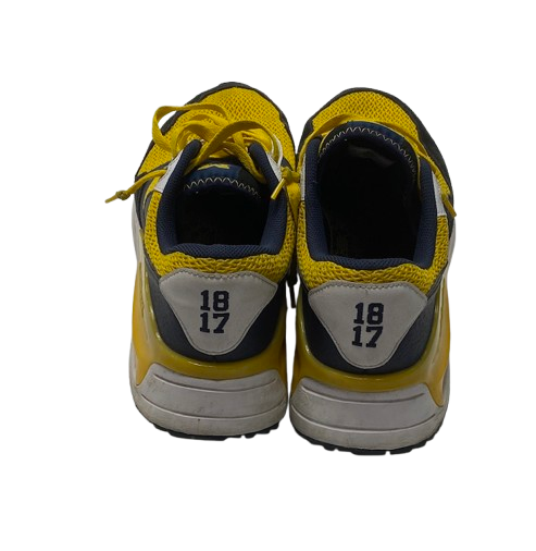 Micah Davis Michigan Football Team Issued "Nike Air Max SYSTM Michigan" Shoes (Size 12)