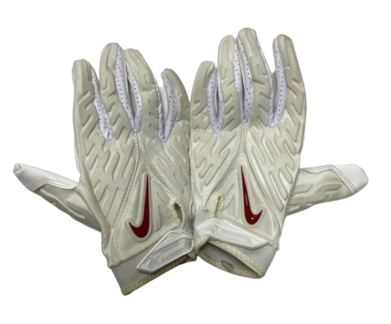 Jordan Anthony Arkansas Football Player Exclusive Gloves (Size L)