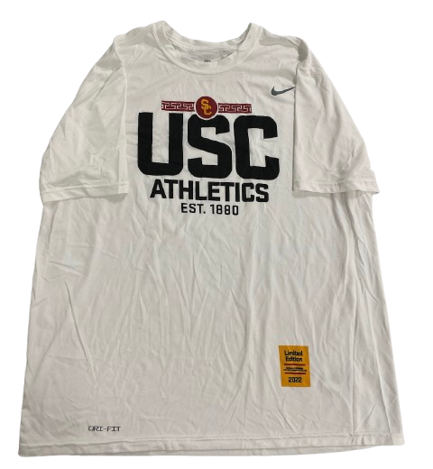 Joe Bryson USC Football Player Exclusive Workout Shirt (Size XXL)