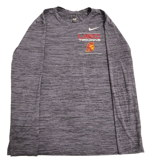 Joe Bryson USC Football Team Issued Long Sleeve Shirt (Size XXL)