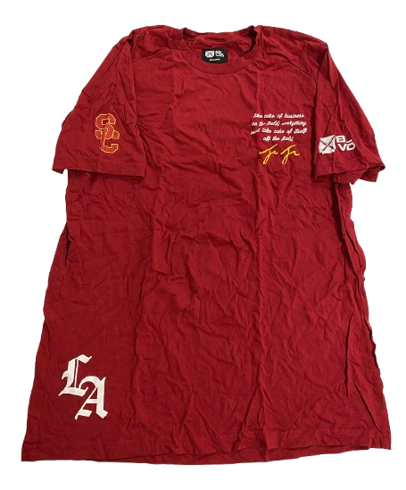 Joe Bryson USC Football Player Exclusive "BLVD" T-Shirt (Size XXL)
