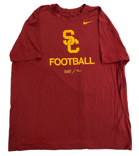 Joe Bryson USC Football Team Issued Workout Shirt (Size XXL)
