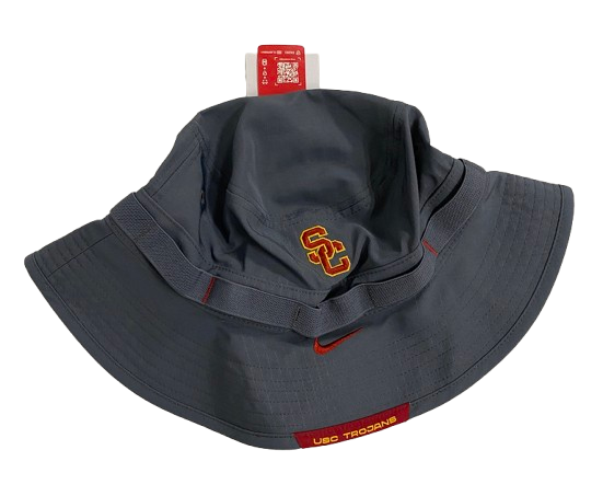 Joe Bryson USC Football Team Issued Set of (2) Bucket Hats