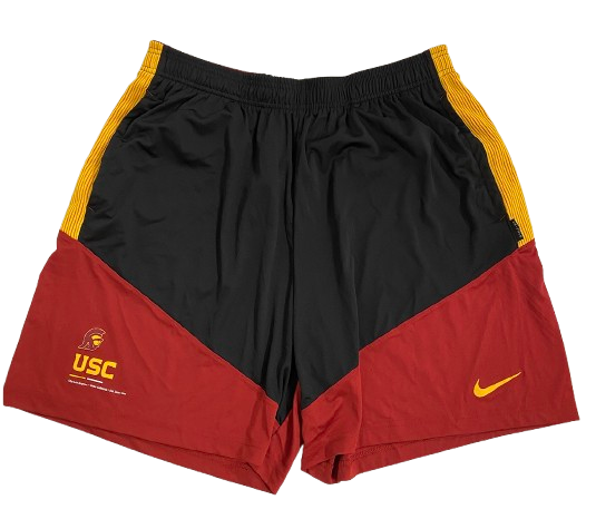 Joe Bryson USC Football Player Exclusive Workout Shorts (Size XXL)