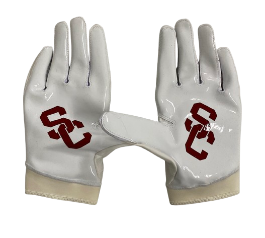 Joe Bryson USC Football Player Exclusive Gloves (Size 3XL)