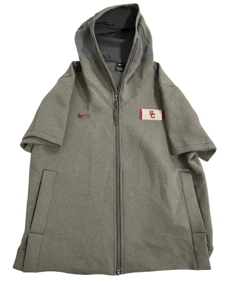 Joe Bryson USC Football Player Exclusive Short Sleeve Travel Jacket (Size XXL)