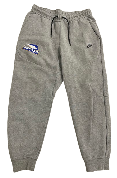Eric Parnell Hofstra Basketball Player Exclusive Nike Tech Fleece Sweatpants (Size L)