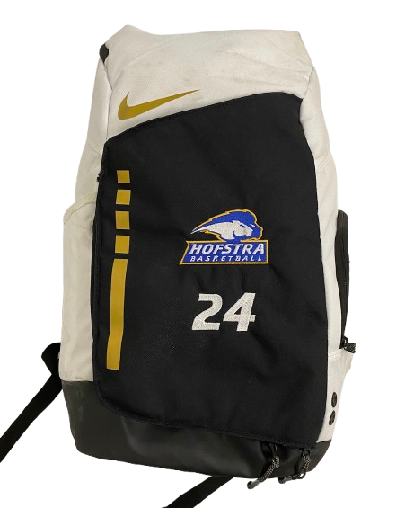 Eric Parnell Hofstra Basketball Player Exclusive Travel Backpack with 