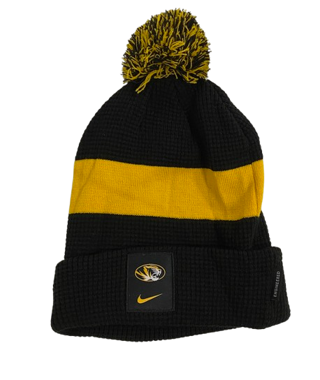 Brady Cook Missouri Football Team Issued Beanie Hat