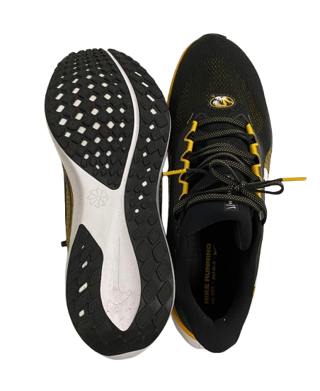 Brady Cook Missouri Football Team Issued Nike Air Zoom Pegasus 41 Shoes (Size 11.5)