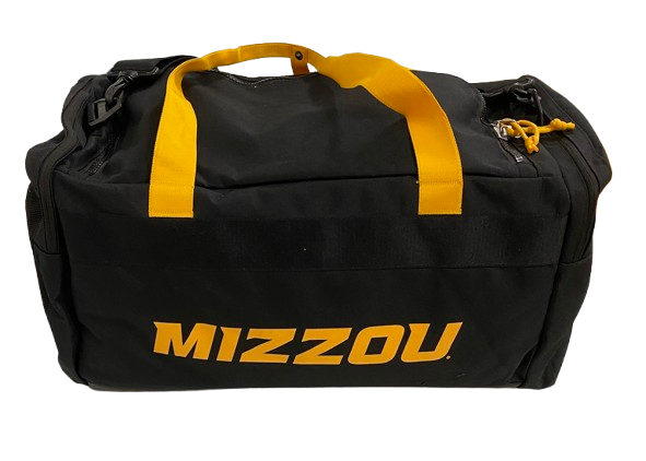 Brady Cook Missouri Football Player Exclusive Travel Duffel Bag with Bus 