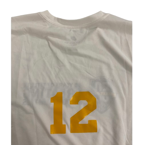 Brady Cook Missouri Football Player Exclusive Pre-Game Warm-Up Shirt with 