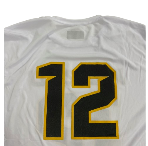 Brady Cook Missouri Football Player Exclusive Pre-Game Warm-Up Long Sleeve Shirt with 