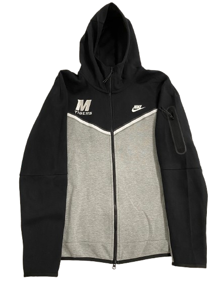 Brady Cook Missouri Football Player Exclusive Nike Tech Fleece Jacket (Size L)