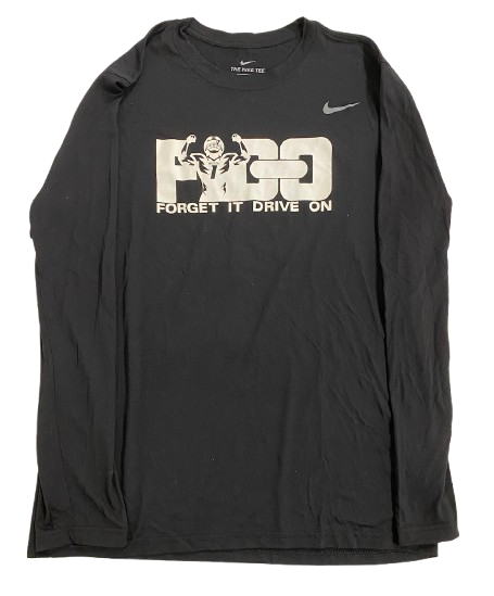 Brady Cook Missouri Football Player Exclusive "ALWAYS COMPETE" Long Sleeve Shirt (Size L)