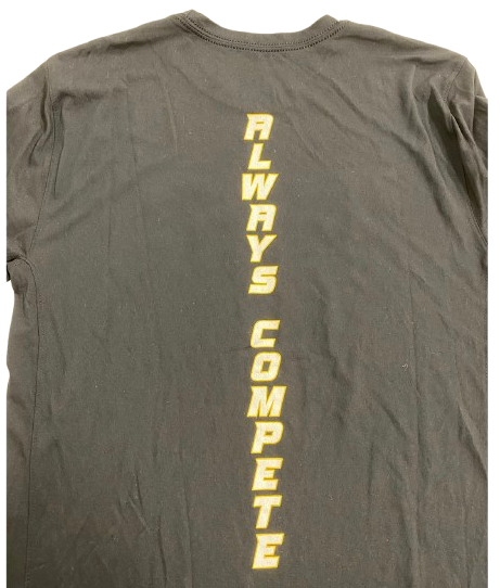 Brady Cook Missouri Football Player Exclusive "ALWAYS COMPETE" Long Sleeve Shirt (Size L)