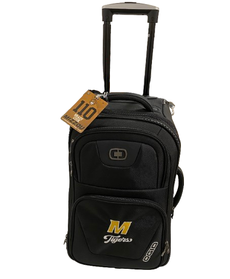 Brady Cook Missouri Football Player Exclusive Travel Suitcase with Player Tag