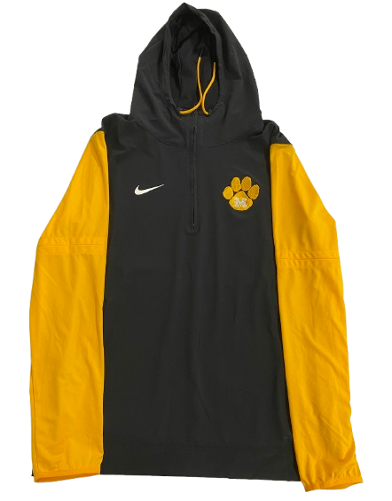 Brady Cook Missouri Football Player Exclusive Quarter-Zip Jacket (Size M)