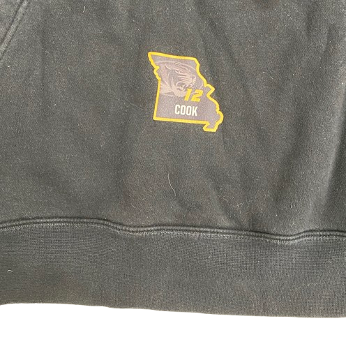 Brady Cook Missouri Football Player Exclusive "TOTAL COMMITMENT" Sweatshirt with 
