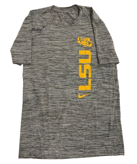 Ashley Vallejo LSU Softball SIGNED Team Issued Workout Shirt (Size S)