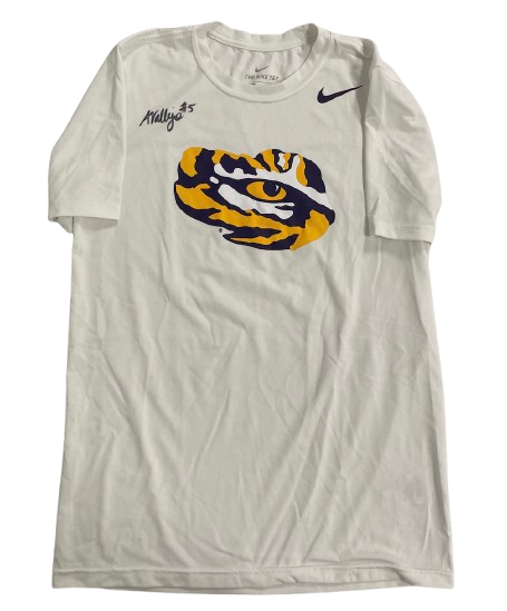 Ashley Vallejo LSU Softball SIGNED Team Issued Workout Shirt (Size S)