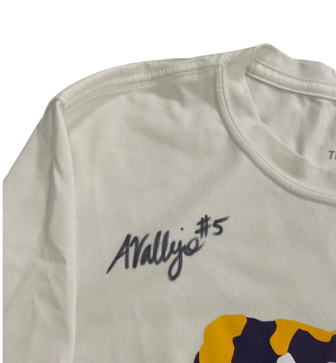 Ashley Vallejo LSU Softball SIGNED Team Issued Workout Shirt (Size S)