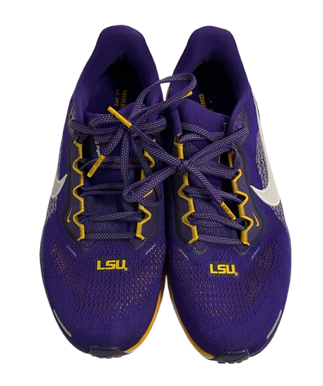 Ashley Vallejo LSU Softball Team Issued Nike Air Zoom Pegasus 41 Shoes (Size 6.5)