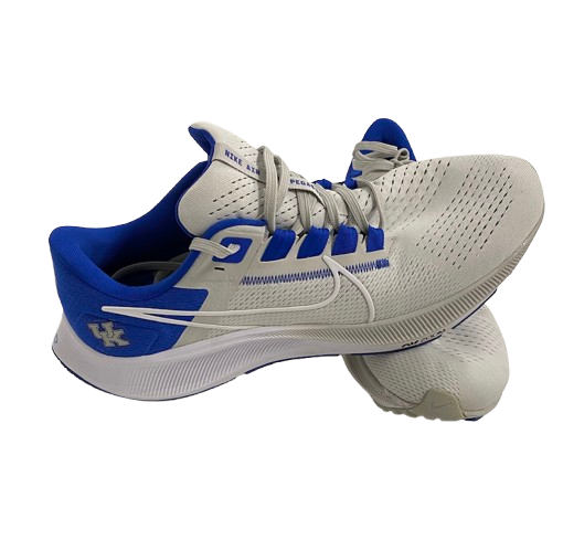 Davion Mintz Kentucky Basketball Team Issued Nike Air Zoom Pegasus 38 Shoes (Size 13)