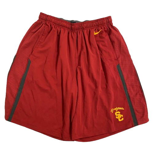Joe Bryson USC Football Team Issued Workout Shorts (Size XXL)