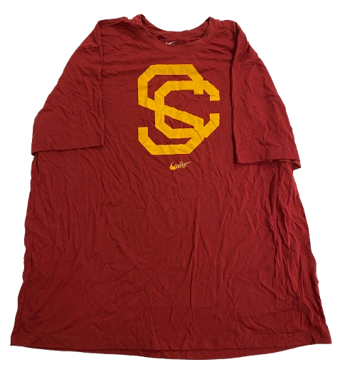 Joe Bryson USC Football Team Issued Workout Shirt (Size XXL)