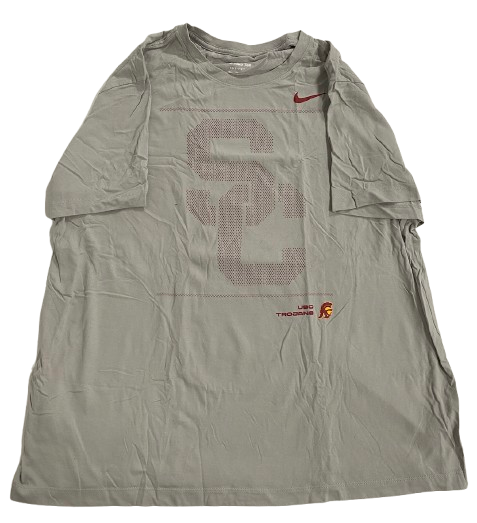 Joe Bryson USC Football Team Issued Workout Shirt (Size XXL)