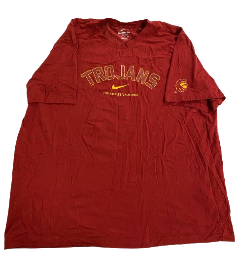 Joe Bryson USC Football Team Issued Workout Shirt (Size XXL)