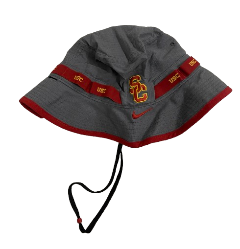 Joe Bryson USC Football Team Issued Set of (2) Bucket Hats