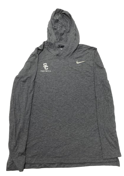 Velus Jones Jr. USC Football Player Exclusive Performance Hoodie (Size L)
