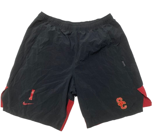 Velus Jones Jr. USC Football Player Exclusive Shorts with 
