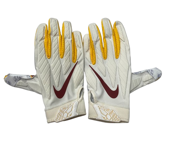 Velus Jones Jr. USC Football Player Exclusive Gloves (Size XXL)