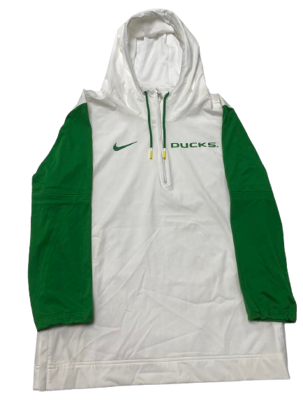 Mackenzie Morris Oregon Volleyball Team Issued Quarter-Zip Jacket (Size S)