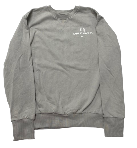 Mackenzie Morris Oregon Volleyball Team Issued Crewneck Sweatshirt (Size M)