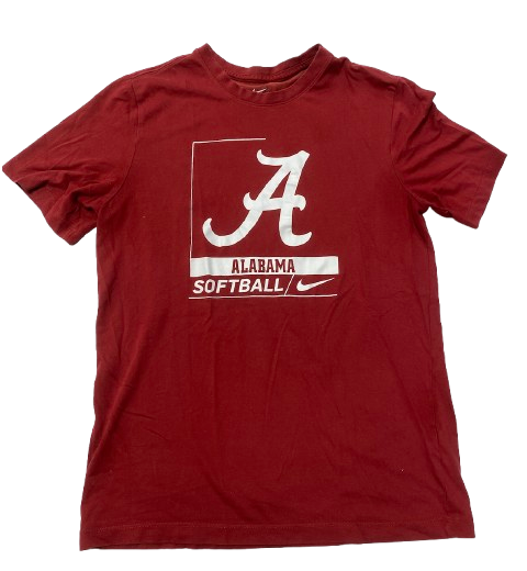 Kendal Clark Alabama Softball Player Exclusive Workout Shirt (Size M)