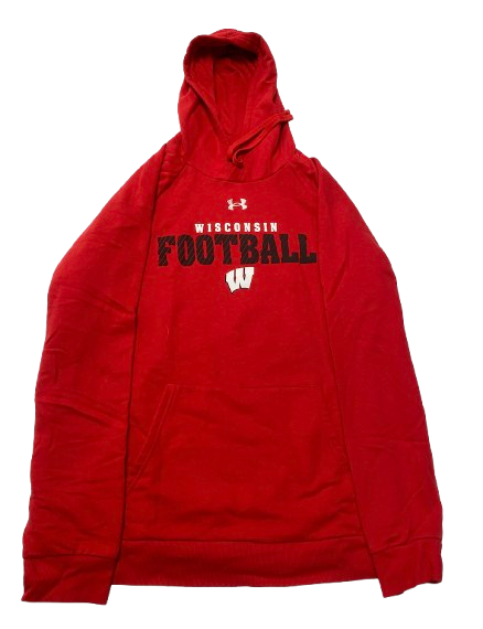 Tanner Koziol Wisconsin Football Team Issued Sweatshirt (Size XXL)